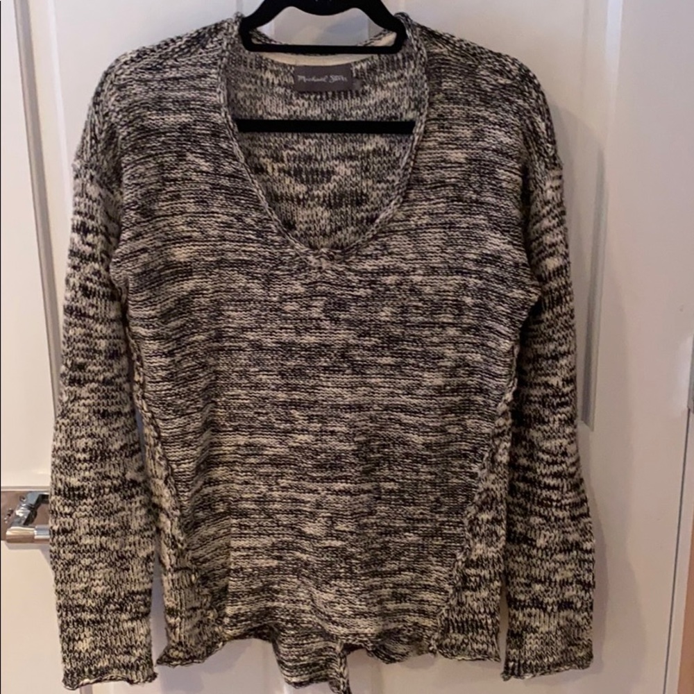 Black and white sweater